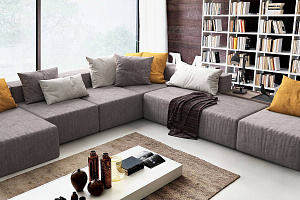 Большой бескаркасный диван Драм для эркеров и ниш 